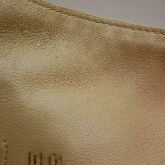 Auth Chloe Marcie Large Shoulder Bag Leather Ivory - Picture 2 of 15